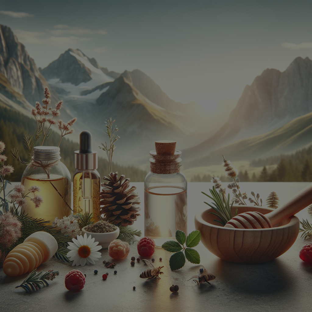 Natural Alpine Ingredients for Soothing Sensitive Skin