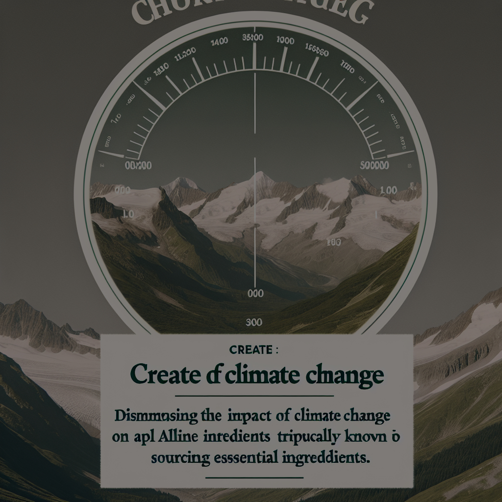 The Impact of Climate Change on Alpine Ingredient Sourcing