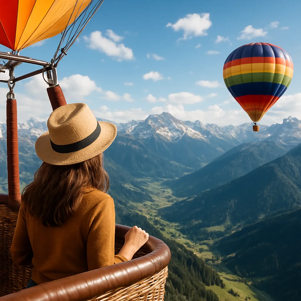 How to Enjoy a Scenic Hot Air Balloon Ride Over the Alps